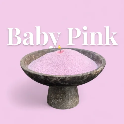 Baby Pink Unscented Candle Sand KG / LBS