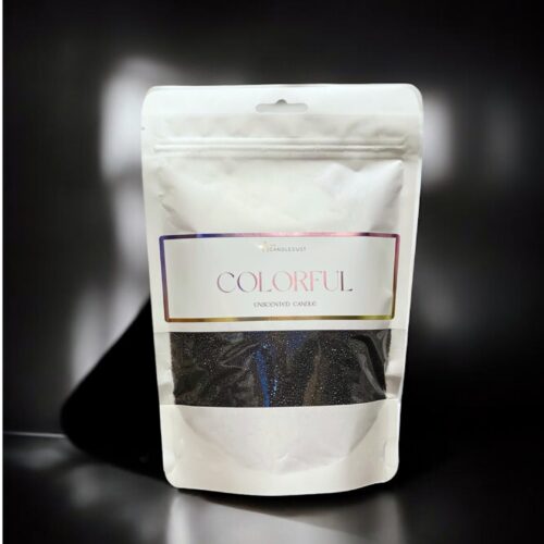 Black unscented Candle Sand 330g/0.73lbs