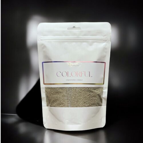 Olive green unscented Candle Sand 330g/0.73lbs