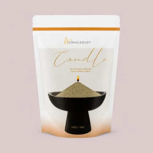 Olive green unscented Candle Sand 350g/0.73lbs