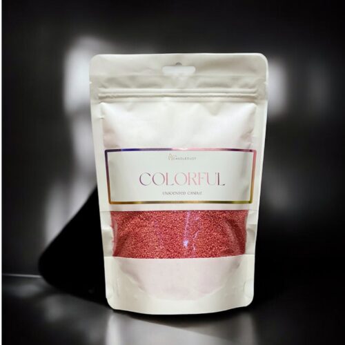 Red unscented Candle Sand 330g/0.73lbs