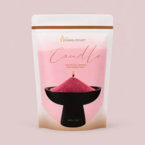 Red unscented Candle Sand 350g/0.73lbs