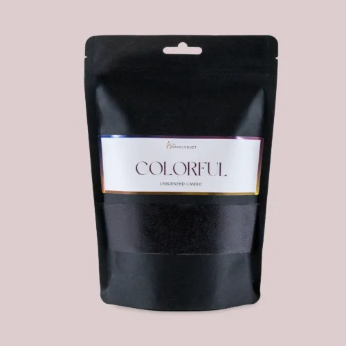 Black unscented Candle Sand 330g/0.73lbs