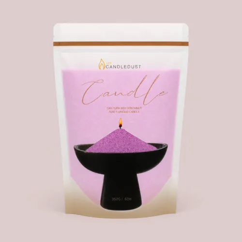 Amethyst unscented Candle Sand 350g/0.73lbs