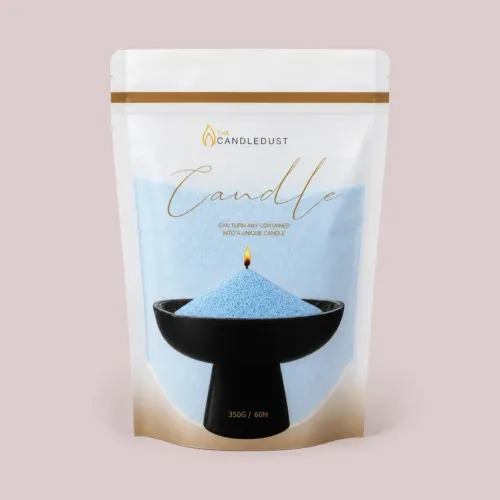Sky Blue unscented Candle Sand 350g/0.73lbs