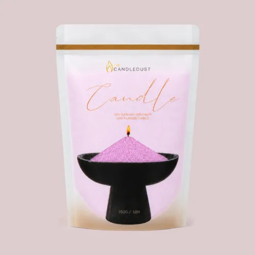 Lilac unscented Candle Sand 350g/0.73lbs