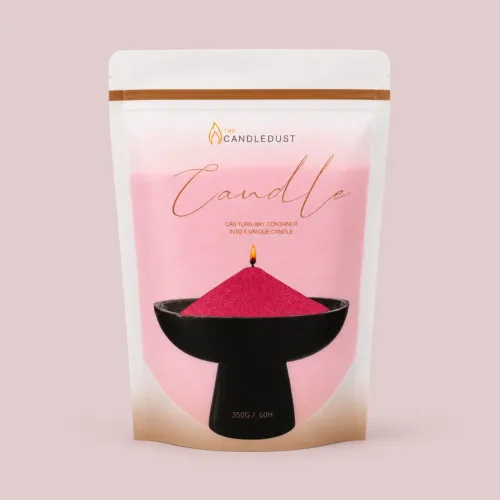 Raspberry unscented Candle Sand 350g/0.73lbs