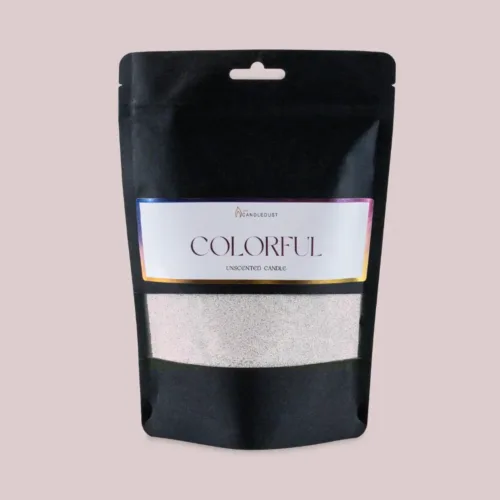 Silver unscented Candle Sand 330g/0.73lbs