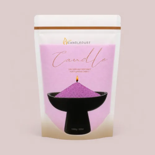 Amethyst unscented Candle Sand 1Kg / 2.20lbs