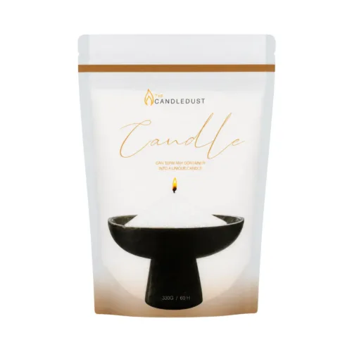 White unscented candle sand 350g pack for glass jars and tins