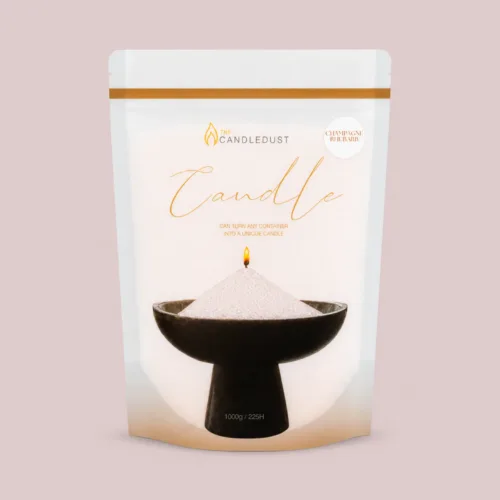 Champagne Rhubarb Scented Candle Sand 1Kg / 2.20lbs